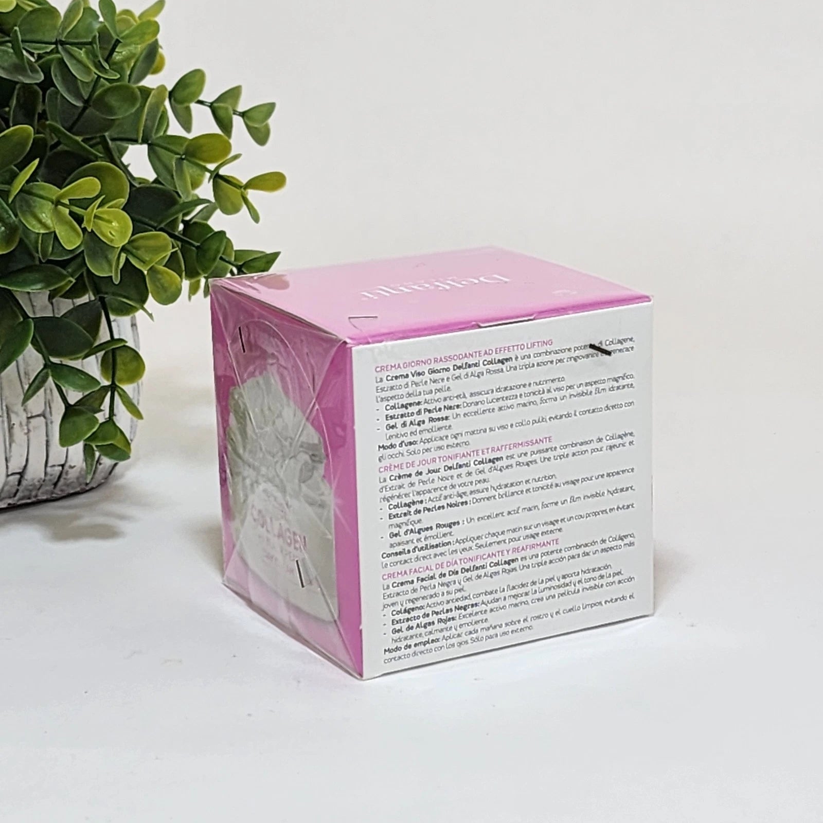 Delfanti Collagen Day Cream Black Pearl & Red Algae Sculpting Lifting 1.7 fl oz