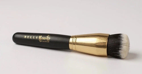 BELLE BEAUTY Round Foundation Makeup Brushes N1 New Wooden Handle No BOX