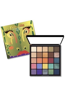 RUDE Bite Me Croc 25 Eyeshadow Palette Pink Purple Green Gold Blue Matte Shimmer