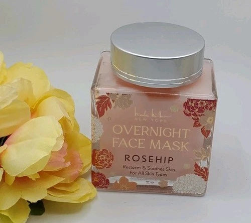 Nicole Killer New York Overnight Face Mask Rosehip Aloe Vera Pink 6.76 fl oz